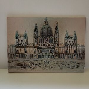 Ceramic Architectural Wall Art with Dome Design